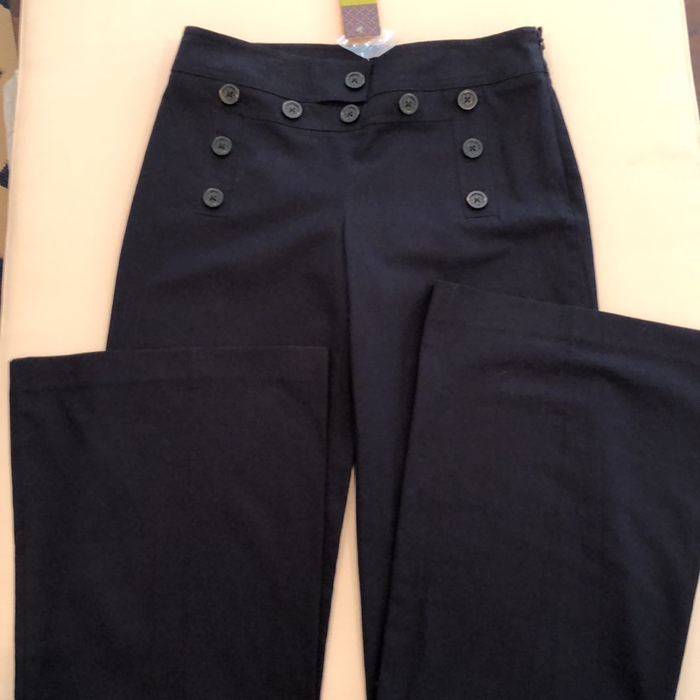 NWT Navy Tory Burch Uniform Eric Pant S 4
